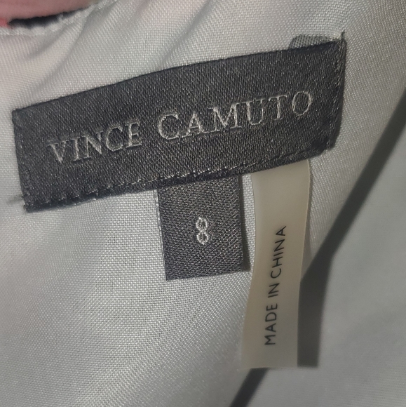 VINCE CAMUTO Jungle Lily Floral Overlay Dress Summer Tropical Size 8 - Picture 6 of 8